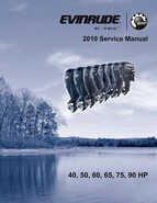 2010 Evinrude ETEC 40, 50, 60, 65, 75, 90 HP Service Manual P/N 5008148