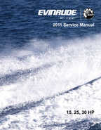 2011 Evinrude ETEC 15, 25, 30 HP Service Manual P/N 5008326