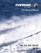 2011 Evinrude ETEC 200, 250, 300 HP 90° V Service Manual P/N 5008334