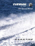2011 Evinrude ETEC 40, 50, 60, 65, 75, 90 HP Service Manual P/N 5008328