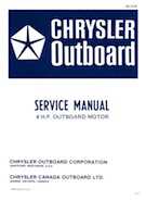 Chrysler 4 HP Outboard Motor Service Manual OB 2278