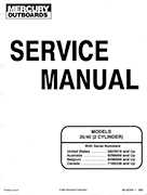 Mercury 35 40HP 2 Cylinder Outboards Service Manual PN 90-427941