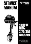 Tohatsu 4 Stroke MFS 2 2.5 3.5A Outboards Service Manual