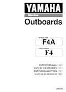 Yamaha Marine Outboards F4A F4 Factory Service Manual