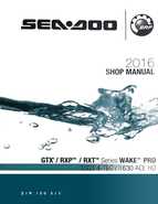 2016 SeaDoo GTX RXP RXT Series WAKE PRO 1503 4TEC 1630 ACE HO Shop Manual