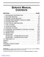 2011 Evinrude E-TEC 200, 250, 300 HP 90° V Service Manual P/N 5008334