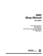 2003 Ski-Doo REV Series Factory Shop Manual