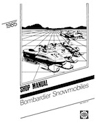 1985 SkiDoo snowmobile Service Manual